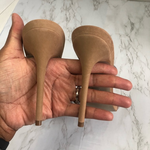 Steve Madden MINA Nude Mule Sandal - Picture 7 of 8